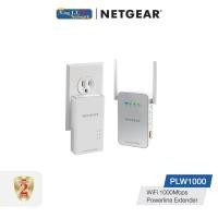 ราคา NETGEAR (PLW1000) Powerline Extender, 1000Mbps, 1Gigabit Port, 1 Powerline Extender + 1 WiFi Extende เราเตอร์ (10770638)