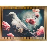 ราคา Bird in The Garden ภาพพิมพ์แคนวาสคุณภาพยุโรป Bird in The Garden 80x120cm (11065884)