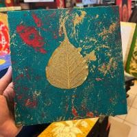 ราคา POTONG SHOP ภาพวาดมงคล ใบโพธิ์ 20x20 เขียว(ใบทอง) (12329188)
