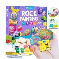ราคา joan miro ชุดของเล่นศิลปะระบายสีลงบนหิน rock painting kit ของเล่นเสริมพัฒนาการเด็ก 2-3 ขวบขึ้นไป (12363713)