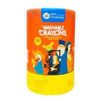 ราคา Joan Miro Durable Wax Crayons ของเล่นสีเทียนสำหรับเด็ก ปลอดสารพิษ เสริมพัฒนาการเด็ก 2-3 ขวบขึ้นไป 36 สี (12363917)