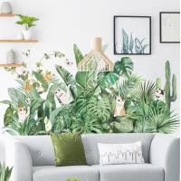 ราคา Sticker Life สติ๊กเกอร์ติดผนัง ลายดอกไม้ ต้นไม้ สติกเกอร์ 3D diy สติกเกอร์แต่งผนัง ถอดออกได้ วอลเปเปอร์ ติดกระจก A98 (01109) (12551726)