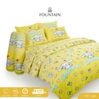 ราคา Fountain ผ้าปูที่นอนพร้อมปลอกหมอน ลายCinnamoroll ชินนาม่อน By Sabuy my bed ผ้าปู6ฟุต (5ชิ้น) FTC140 (12710445)