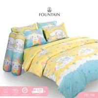 ราคา Fountain ผ้าปูที่นอนพร้อมปลอกหมอน ลายCinnamoroll ชินนาม่อน By Sabuy my bed ผ้าปู6ฟุต (5ชิ้น) FTC138 (12710443)