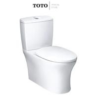 ราคา TOTO สุขภัณฑ์สองชิ้น 4.5/3 L รุ่น CST920 สีขาว ท่อออกผนัง (P-Trap) (12710290)