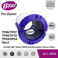 ราคา Byai อะไหล่ไส้กรองเครื่องฟอกอากาศ for Dyson Purifier Cool TP07/TP09/TP04/DP04/TP06/Gen1 Combi 360° Glass (12276773)