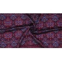 ราคา Chobmai ซิ่น ผ้าไหมมัดหมี่ทอยกดอกลูกแก้ว 6ตะกอ 1x2เมตร ลายดอกไม้อินเดียมีหน้านางชายครุยสีม่วงแดงเข้ม รหัส L9A-ME-0426682 (12712186)