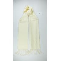 ราคา Chobmai ผ้าคลุมไหล่ผ้าไหม ทอมือโบราณ ยกดอก18ตะกอ 60x200ซม.ลายลูกแก้วใหญ่ มีชายครุย สีครีมงาช้าง รหัส ZYB-ME-03256813 (12712185)