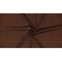 ราคา Chobmai ซิ่น ผ้าไหมมัดหมี่ 3ตะกอ ขนาด 1x2เมตร ลายตะขอ สีน้ำตาล รหัส R2Q-ME-66-0819676 (12712188)