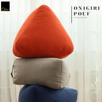 ราคา RENITA HOME | เบาะนั่งทรงสามเหลี่ยม ONIGIRI POUF น้องข้าวปั้น Papaya (12711882)