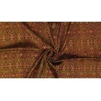 ราคา Chobmai ซิ่น ผ้าไหมมัดหมี่ 3ตะกอ เครือหางกระรอก ขนาด 1x2เมตร ลายดอกมะเขือ พื้นสีน้ำตาล รหัส R2Q-ME-066-1220670913 (12712199)