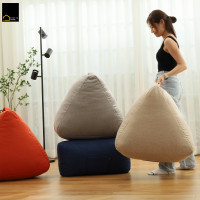 ราคา RENITA HOME | เบาะนั่งทรงสามเหลี่ยม ONIGIRI POUF น้องข้าวปั้น Smoke (12711879)