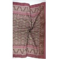 ราคา Chobmai ซิ่น ผ้าไหมมัดหมี่ ทอยกดอก 6ตะกอ สีธรรมชาติ ขนาด1x2เมตร ลายเต่างับ สีน้ำตาล รหัส L1-ME-031768151 (12712179)