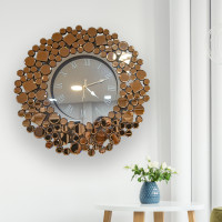 ราคา Kb นาฬิกากระจกแขวนผนัง โรสโกล (1) (10197697)