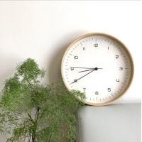 ราคา middle room นาฬิกาไม้แขวนผนัง justness เรียบง่ายด้วยสีไม้ธรรมชาติ ในสไตล์ญี่ปุ่น นาฬิกา_1 (10223417)
