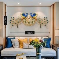 ราคา ของขวัญมงคล | นาฬิกานกยูงทอง เสริมฮวงจุ้ยบ้าน รหัส A-7 นกยูงทอง 56 x 156 cm. A-7 (10720339)