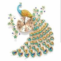 ราคา ของขวัญมงคล | นาฬิกานกยูงทอง เสริมฮวงจุ้ยบ้าน รหัส A-9 นกยูงทอง 75 x 65 cm. A-9 (10720341)