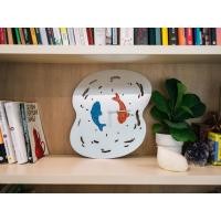 ราคา Chubbynida นาฬิกาสัตว์มงคล (ปลาคราฟ) Size: 30x34 cm เงิน (10749409)