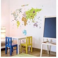 ราคา CHICDECOR4U สติ๊กเกอร์ รุ่น PS-61005 แผนที่โลก (10777236)
