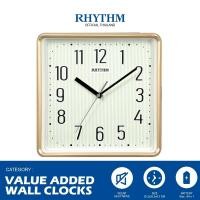 ราคา Rhythm Thailand นาฬิกาติดผนัง RHYTHM นาฬิกาแขวนเรืองแสง ทรงสี่เหลี่ยม นาฬิกาตกแต่งบ้าน minimal 25.2 ซม ขาว (10926549)