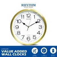 ราคา Rhythm Thailand นาฬิกาแขวน RHYTHM นาฬิกาติดผนัง นาฬิกาตกแต่งบ้าน ตัวเลขสามมิติ 31.2 ซม. ทอง (10926575)