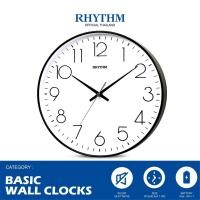 ราคา Rhythm Thailand นาฬิกาแขวน RHYTHM นาฬิกาติดผนัง ตัวเลขสามมิติ นาฬิกาแต่งบ้าน minimal ขอบสีดำ (10924231)
