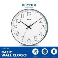 ราคา Rhythm Thailand นาฬิกาแขวน RHYTHM นาฬิกาติดผนัง ตัวเลขสามมิติ นาฬิกาแต่งบ้าน minimal ขอบสีเทา (10924235)