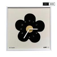 ราคา HALFHOME นาฬิกากรอบรูปติดผนัง ตกแต่งบ้าน รุ่น HP-SQ รูปดอกไม้ 40 x 40 cm (11063418)