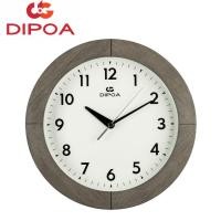 ราคา DIPOA New Arrival นาฬิกาแขวนผนังไม้ รุ่น WN119GY/WN119LB สีเทา/สีน้ำตาลอ่อน ขนาด : 29ซม. x 29ซม. x หนา 4.2ซม. Wall Clock แขวนผนัง สีเทา (12012265)