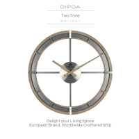ราคา DIPOA New Arrival นาฬิกาแขวนผนังไม้ รุ่น WN118BL/WN118GY สีดำ/สีเทา ขนาด : 39.6ซม. x 39.6ซม. x หนา 3.7ซม. Wall Clock แขวนผนัง สีเทา (12012263)