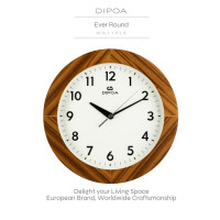 ราคา DIPOA New Arrival นาฬิกาแขวนผนังไม้ รุ่น WN119GY/WN119LB สีเทา/สีน้ำตาลอ่อน ขนาด : 29ซม. x 29ซม. x หนา 4.2ซม. Wall Clock แขวนผนัง สีน้ำตาลอ่อน (12012264)