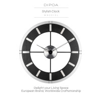 ราคา dipoa stylish clock (wn201sl) นาฬิกาแขวนดีไซน์เรียบหรู ขนาดใหญ่ ขนาด 60 ซม. (12373987)