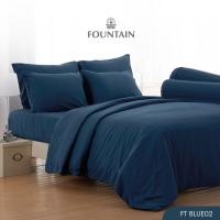 ราคา Fountain ฟาวเท้นต์ (ลายขายดี) ลายทั่วไป ผ้าห่มนวม + ผ้าปูที่นอน ฟาวเทนต์ FOUNTAIN สำหรับเตียง 3.5, 5 และ 6 ฟุต ผ้าปูที่นอน 5 ฟุต FTBLUE02 (12435862)