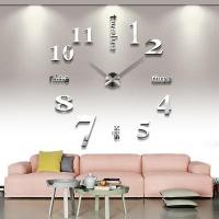 ราคา นาฬิกาติดผนัง 3D DIY สติกเกอร์ อะคริลิค 100CM-150CM ขนาดใหญ่ ขนาดจัมโบ้ พร้อมส่ง Q1 สีเงิน | 17005 (12549578)