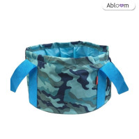 ราคา Abloom ถังน้ำ อเนกประสงค์ พับได้ ถังน้ำพกพา สีฟ้า (12713932)