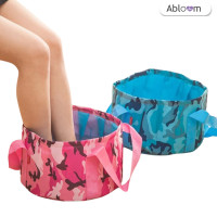 ราคา Abloom ถังน้ำ อเนกประสงค์ พับได้ ถังน้ำพกพา สีชมพู (12713931)