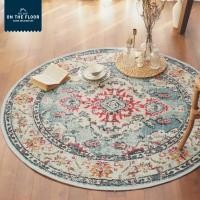 ราคา On the floor พรมวงกลมลายวินเทจ Colonial Vintage 100 cm. วินเทจ V02 (10445983)