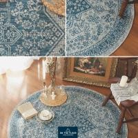 ราคา On the floor พรมวงกลมลายวินเทจ Colonial Vintage 160 cm. วินเทจ V01 (10446003)