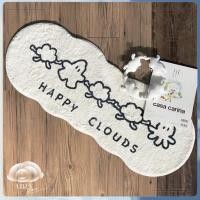 ราคา Airy Home พรมเช็ดเท้า พรมยาว พรมขนนุ่ม พรมห้องนอน ขนนุ่มพิเศษ พรมแต่งห้อง พรมมินิมอล พรมแต่งบ้าน พรมปูพื้นห้อง DL209-HappCloud (10593976)