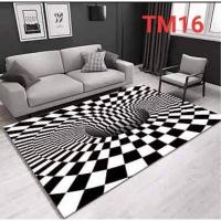 ราคา Love life พรมอัดเรียบ 3D ขนาด 160x230 CM 6ฟุต Size tm16 สี (10728667)