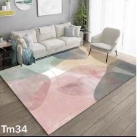 ราคา Love life พรมอัดเรียบ 3D ขนาด 160x230 CM 6ฟุต tm34 สี (12487116)