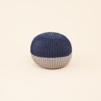 ราคา PRYNWAN เก้าอี้สตูล ทอมือ แบบกลม น้ำเงิน-เทา (12646924)
