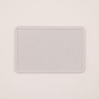 ราคา PRYNWAN แผ่นรองกันร้อน ทรงสี่เหลี่ยมผืนผ้า เซ็ต 2 ชิ้น เทาอ่อน (12685520)