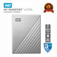 ราคา WD My Passport Ultra 2TB USB 3.0 Type-C Portable Drive (WDBC3C0020BSL-WESN) Silver (12717317)