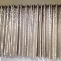 ราคา P-Plus Curtain ม่านตาไก่ รุ่นผ้าทอลายสีทองลายใบไม้ กันแสง 80% (ราคาขายต่อ 1 ผืน) 280 x 180 (12715117)