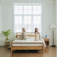 ราคา YKS HOME เตียงนอน รุ่น Baleen เตียงไม้ยางพารา เตียง 6 ft. (10808516)