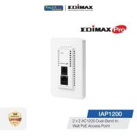 ราคา EDIMAX (IAP1200) 2 x 2 AC1200 Dual-Band In-Wall PoE Access Point เราเตอร์ (10770588)
