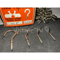 ราคา DOUBLE RABBIT ตะขอแขวนรูปทรงตัว C ใช้สำหรับยึดกำแพง/เพดาน สำหรับขายส่ง ( 144 ตัว ) 2" (สองนิ้ว) (12305676)