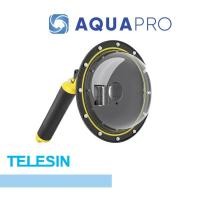 ราคา AquaPro DJI Action 4 / 3 TELESIN Dome โดมถ่ายใต้น้ำ 30M Waterproof Case Diving Housing (12526919)