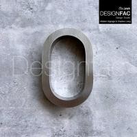 ราคา Designfac ป้ายเลขที่บ้านตัวเลขสแตนเลส เลข 0-9/M. ม. สูง15cm นูน2.5cm ทนแดดทนฝน สไตล์โมเดิร์นลอฟท์ สีเงินด้านแฮลาย เลข 0 -15cm (10373914)